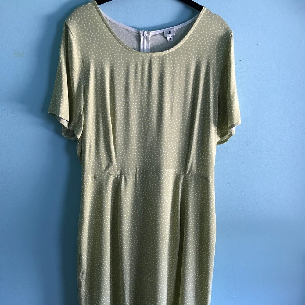 Polka-dot cotton dress, perfect for spring/summer